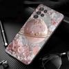 Phone Case For Samsung Galaxy S25 S24 S23 S22 S21 Ultra S24 S23 S22 S21 S25 Plus S24 S20 FE Pink Rose Gold