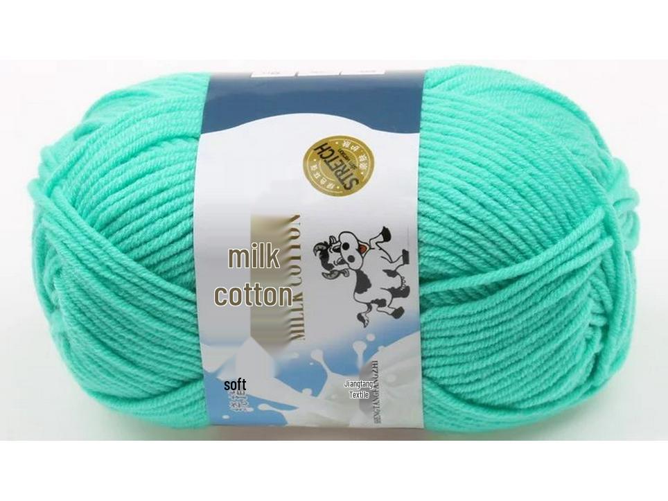 

Пряжа из молочного хлопка, 5 нитей: Пряжа для малышей из чистого хлопка, средней толщины для ручного вязания шапок своими руками