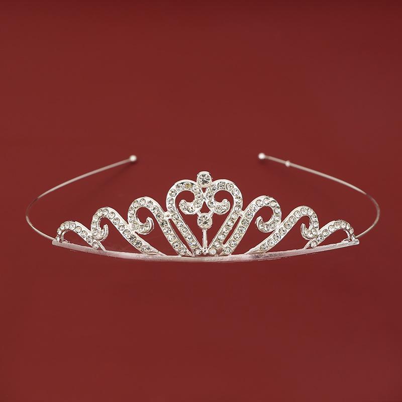 Bridal jewelry children's hairband headband alloy birthday party crown flowers dress up hair accessories princess crown