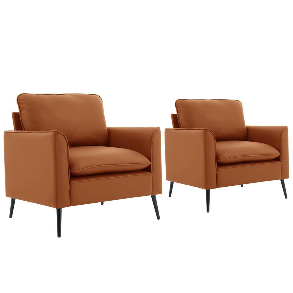 Sofa mit kratzfester Kunstlederhülle, Nordic-Retro, als Einzelsitz-Freizeitsessel für Wohnzimmer, Balkon oder Schlafzimmer