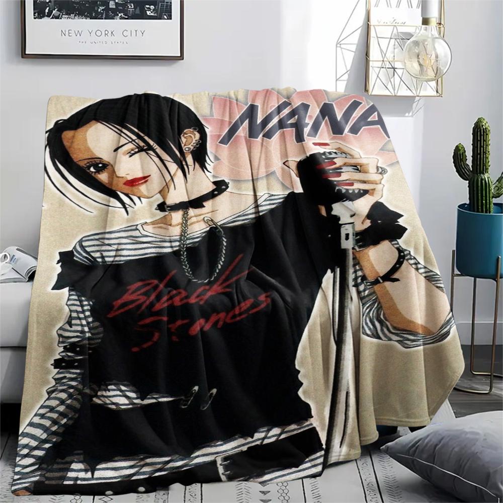 1 ks Flanelová deka s kresleným potiskem, Vysoce kvalitní, Pohodlná pro všechna roční období, Domácí dekorace, Teplo a pohodlí, Perfektní jako vánoční dárek k narozeninám