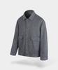 Birbante Wool Blend Blouson Jacket - Grey