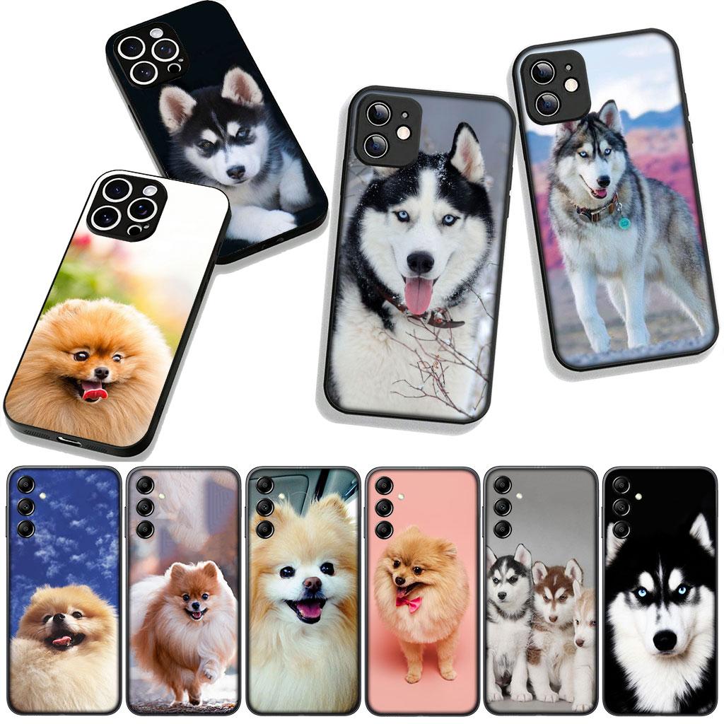 Husky Pomeranian Dog Phone Cover for Xiaomi Redmi Note 11 15 9 10 Pro Plus 8 A5 9A 9T 10A 10C 9C NFC 15C 8T Case