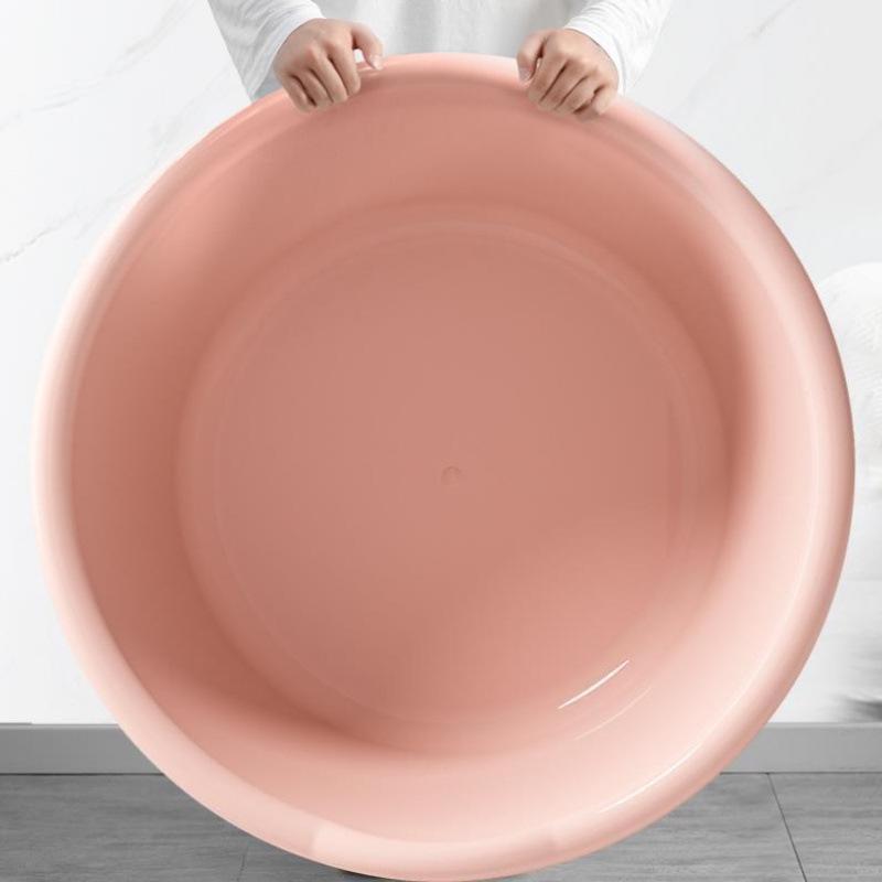 Large Plastic Laundry & Bath Basin for Dormitory & Home Use