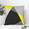 Yellow Grey Geometric Pillow Case Graphic Pillow Cover Morden Pillowcases For Sofa Couch Bed Living Room