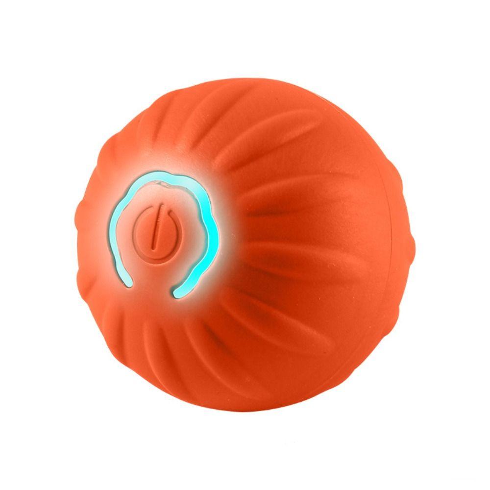 Cat Toys Electronic Jumping Ball Smart Interactive Cat Bouncing Ball Interactive Training Toy Automatic Rolling Ball Toys оранжевый
