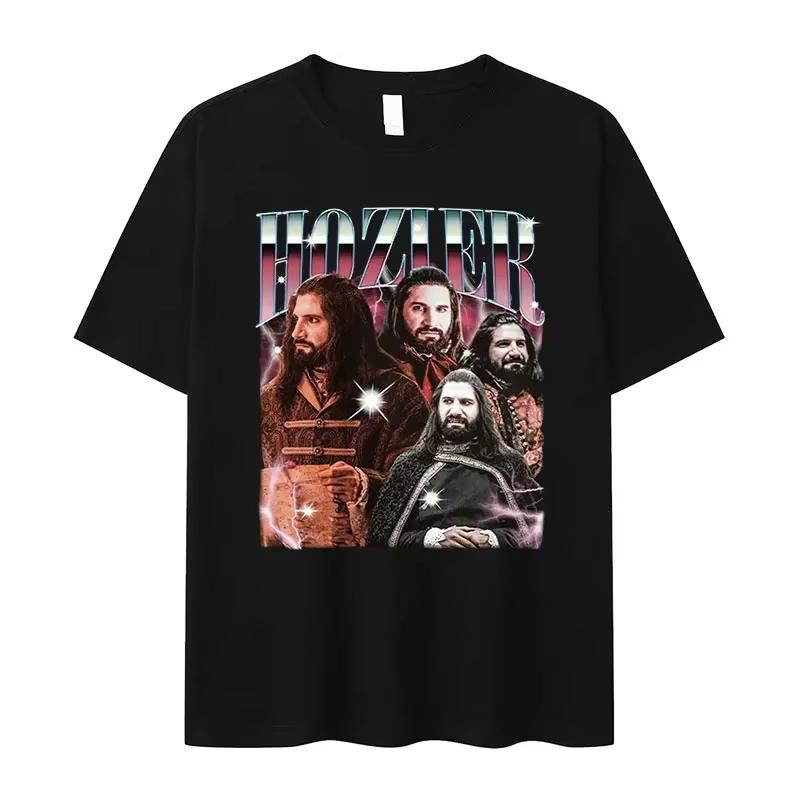 Hotsale Hozier Jesus 2025 Pattern Printed Tshirt Womens Hip Hop Retro Short Sleeve Tshirt Casual Oversized Tshirt Street Wear