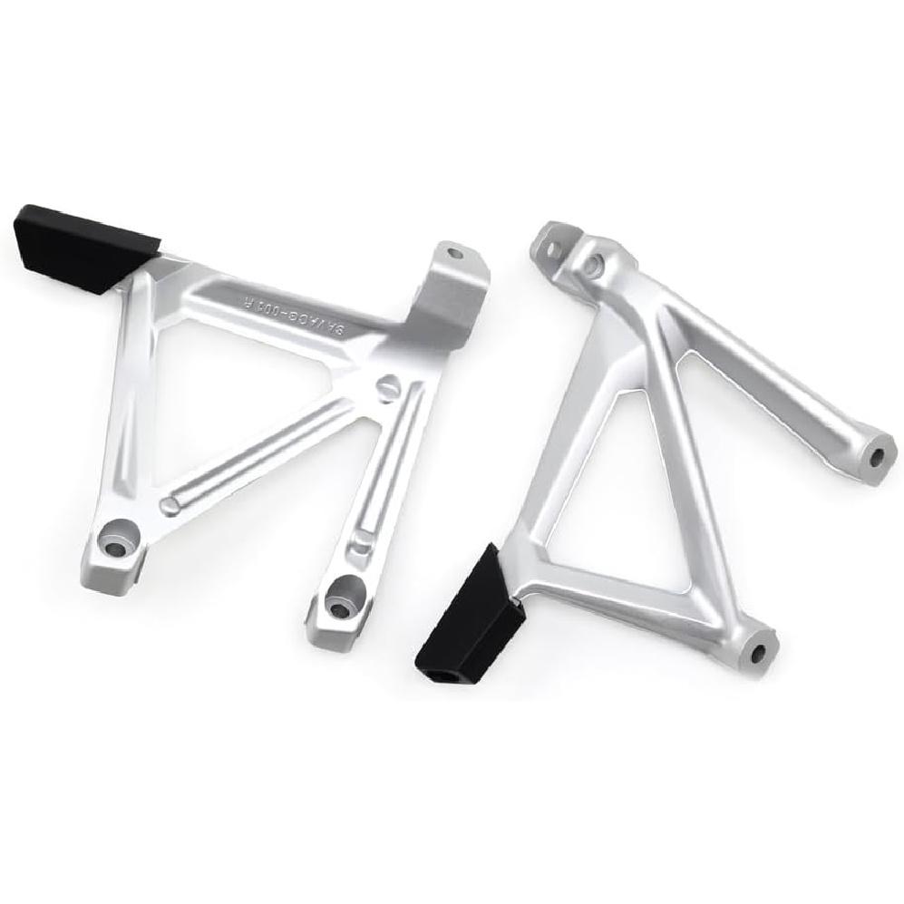 Motorcycle Foot Pegs R1250GS R1200GS Rear Passenger Footpegs Kit Footrests Foot Rest Bracket/Fit for BMW R1250 R1200 GS LC Adventure 2013-2023(Black)