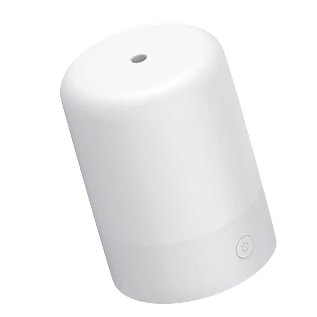 Mini Humidifier with Colorful Lights USB Quiet Portable Desktop Essential Oil Diffuser Humidifier for Home Bedroom White