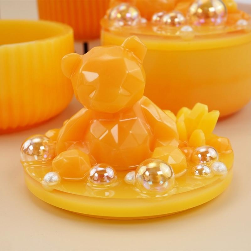Storage Box Resin Mold with Lid,Silicone Jewelry Ring Box Epoxy Resin Mold for Casting Crafts DIY Soap Candle Holder
