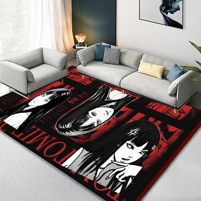 Tomie Junji Carpet Rug for Living Room Bedroom Home Sofa Decoration,Kids play Non-slip Floor Mat