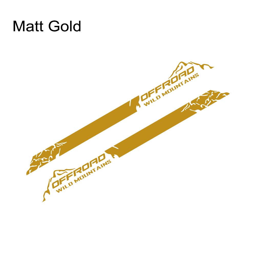 Universal Car Stickers Wild Mountain Style Decor Decals For Ford F150 Ranger Chevrolet Silverado Isuzu Dmax Toyota Hilux Tundra