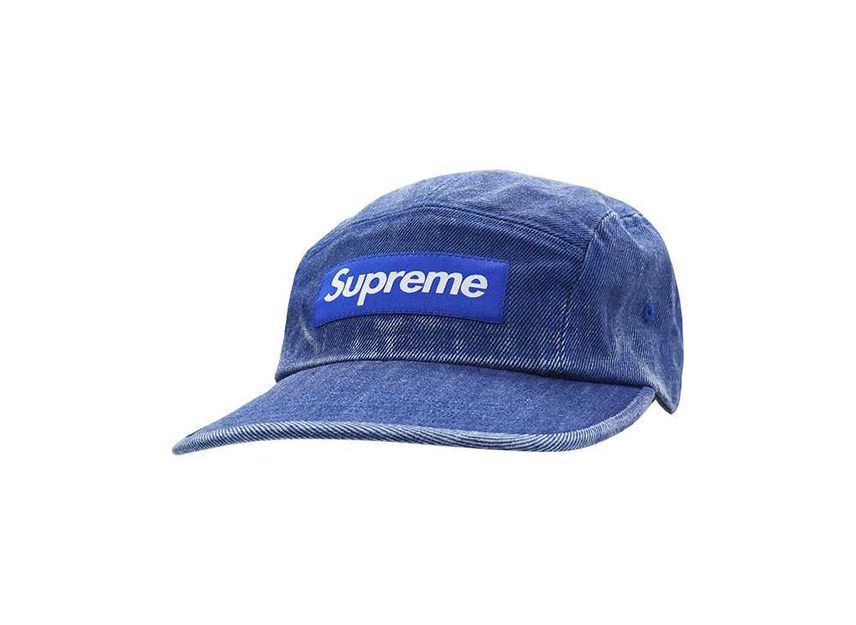 Кепка-картуз Supreme из джинсовой ткани с покрытием Royal One-Size