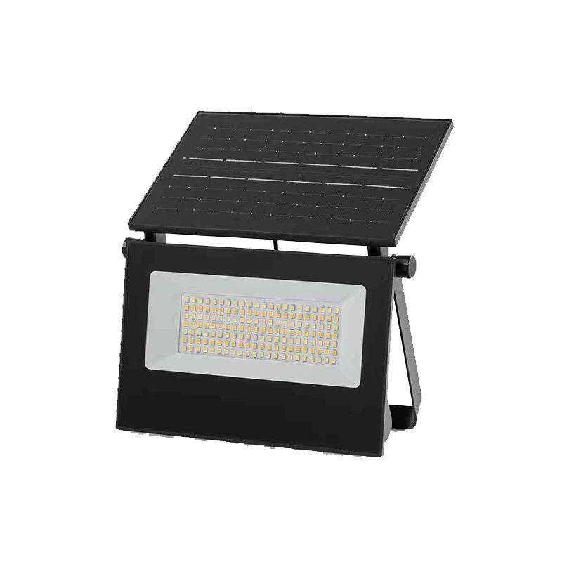 Foldable Solar LED Floodlight with Remote, Motion Sensor, and Outdoor Wall Mount for Garden Lighting