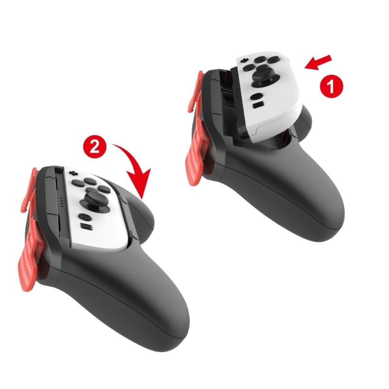Consoles Grip Holders Game Controller Handle Grip Game Controller Bracket Left Right Handle Simple Installs for Swtich2