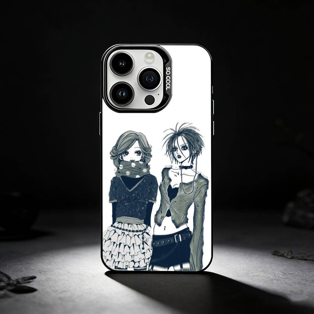 A-Anime N-NaNa O-Osaki Phone Case For iPhone 17,16,15,14,13,12,11 Plus,Pro Max,XS,Colored silver phone case