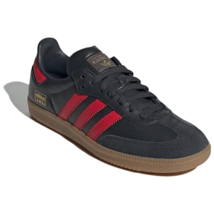 adidas Samba OG Carbon Scarlet Men Sneakers Black Better-Scarlet Gum IG6173