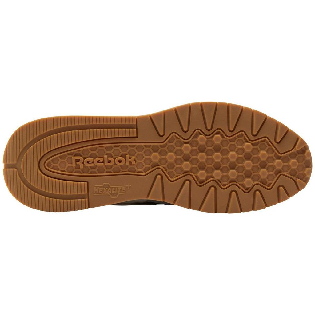 Reebok Classic Leather Hexalite Comfort Versatile Low-Top Running Shoes, Unisex Grey & White 100201106