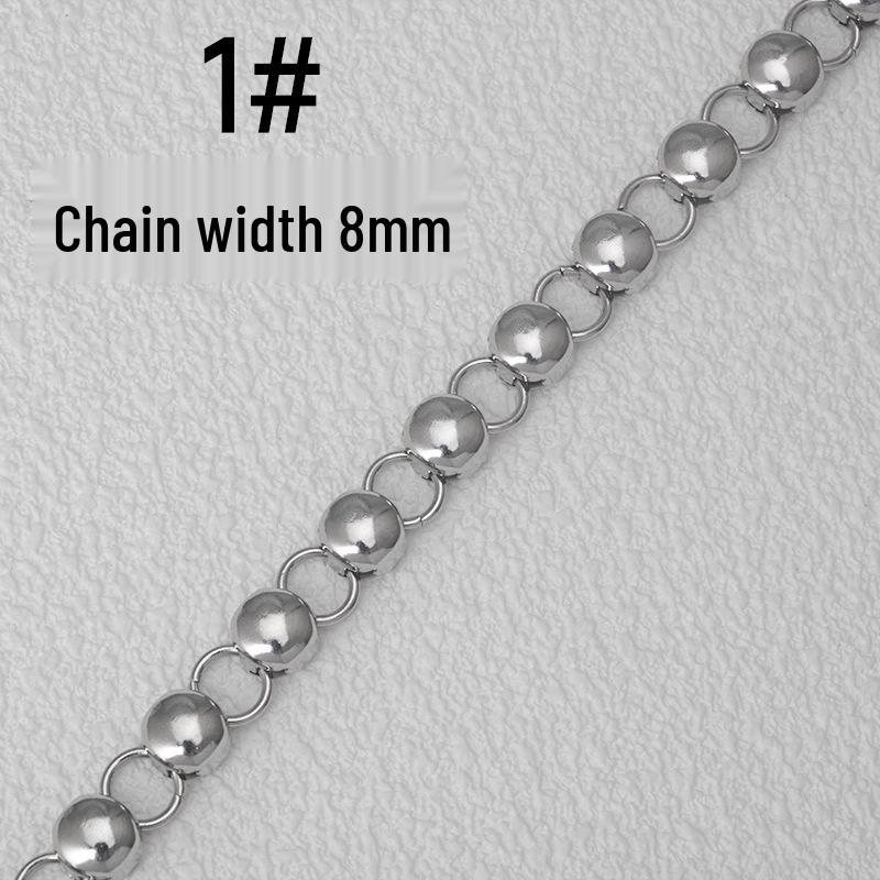 Handmade DIY Stainless Steel Necklace Bracelet Clavicle Chain Accessories