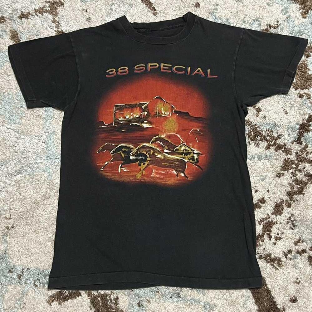 Band 38 Special Tour De Force Album black Unisex Cotton T-Shirt MC444 Unisex T-Shirt XXXXL