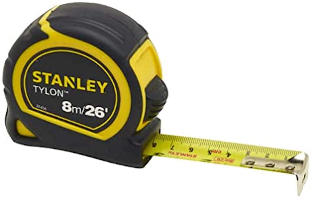 Stanley TYLON Convex Tape Measure, 5m/15cm, 3m/10cm (TYLON 8m/26cm) [Parallel Import]