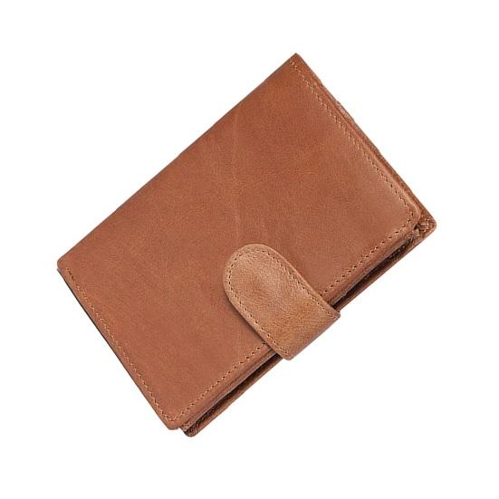 Men Faux Leather Wallet RFID Blocking Bi-fold Short Wallet Minimalist Slim Vintage Front Pocket Anti-Theft Credit Card