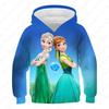 MINISO, Disney, Girl, Frozen, Sweatshirt, Anna, Elsa, Long Sleeve, Pullover, Autumn, Hoodie