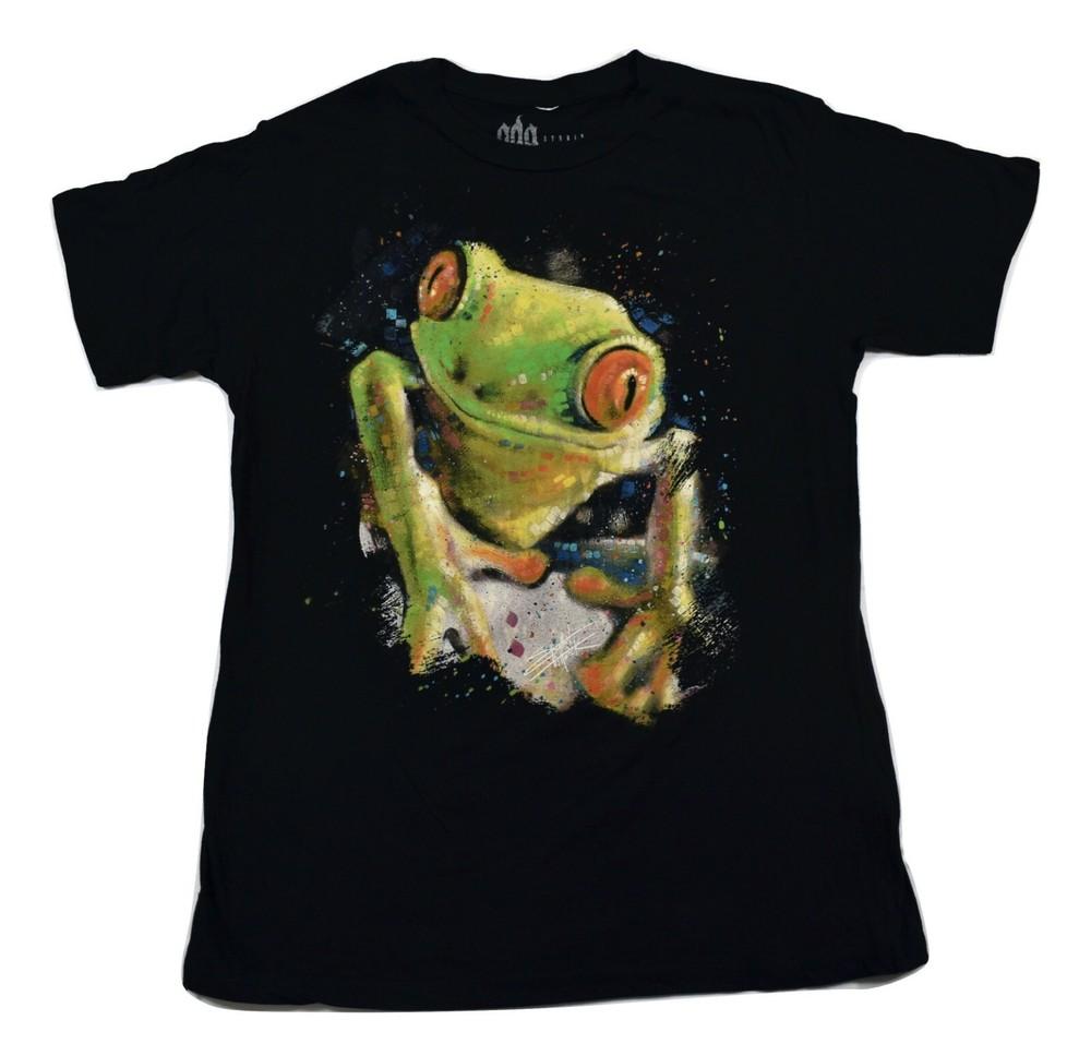 

Get Down Art Mens Tree Frog Tees By Stephen Fishwick Shirt New M