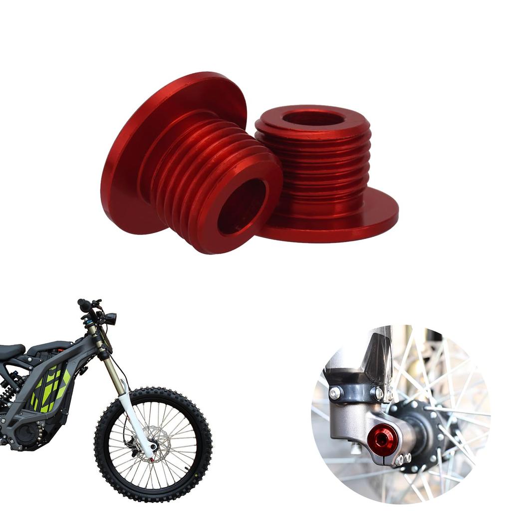 M16x1.5 Front Fork Axle Nut for Surron,Front Wheel Axle Nuts Screws for Dirt Bike Sur Ron Light Bee S/Light Bee X/Talaria Sting L1E/X160/X260 - Black