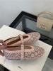 Fashion Women Shoes 2025 Summer New Mesh Breathable Metal Decoration Flat Shoes Comfortable Soft Sole Round Toe Fashion Mary Jane Shoes