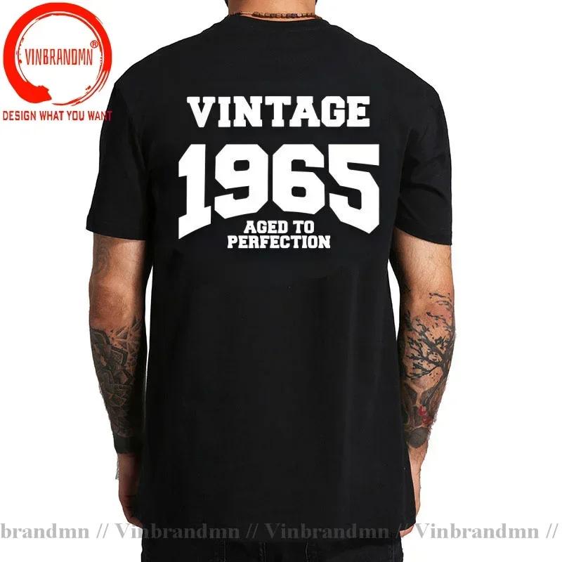 Summer Style New T Shirt Unisex Made In 1965 Vintage Tshirt Born 1965 Birthday Aged To Perfection Gift Tops Funny Casual Tee Shirt
