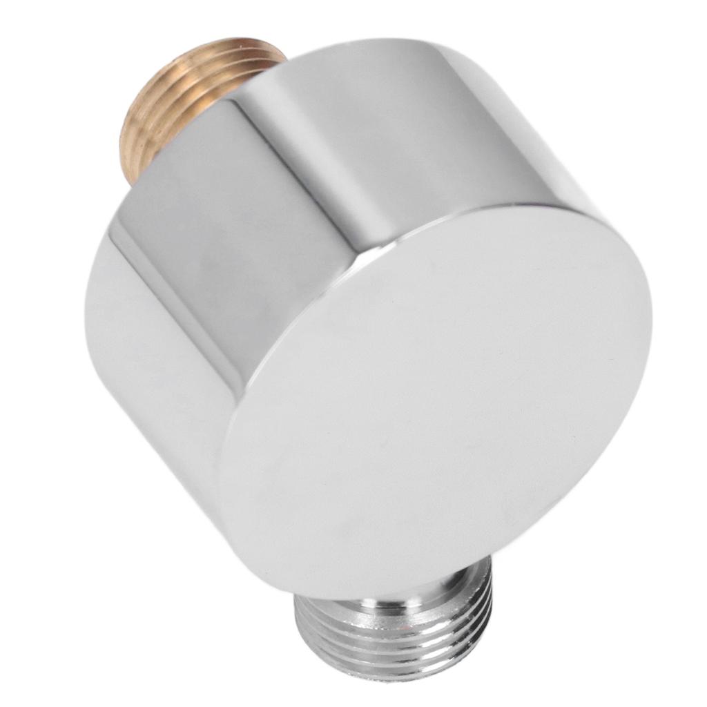 Adapter Prysznicowy Mosiężna Konstrukcja Chromowany G1/2 Montaż Ścienny Łatwa Instalacja Okrągły Prysznic