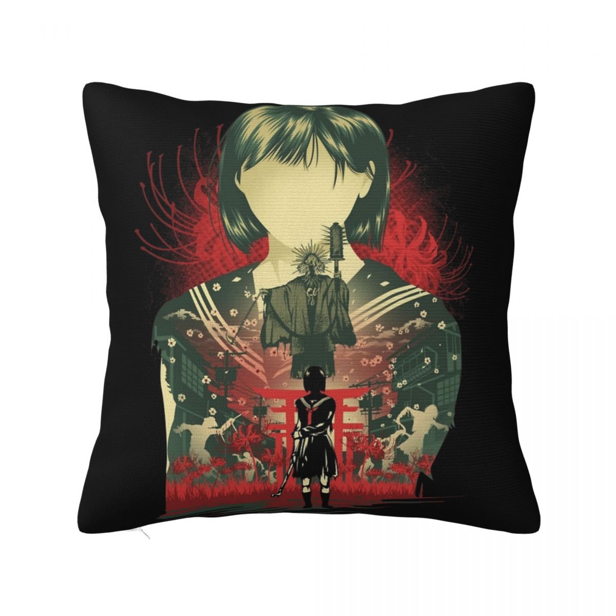 

Soft and Sweet Seat Silent Hill F Horror Game 2025Decoration Pillowcase Merch Gaming Lover Pillow Cover Zippered Multi Size 12x12Inch