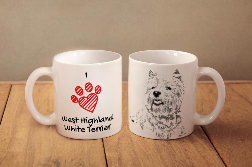 West Highland White Terrier, Westie, Westy - Tasse mit Hund, süße Tasse mit Grafik, ein Geschenk mit Ihrem Foto von der Marke Art-Dog