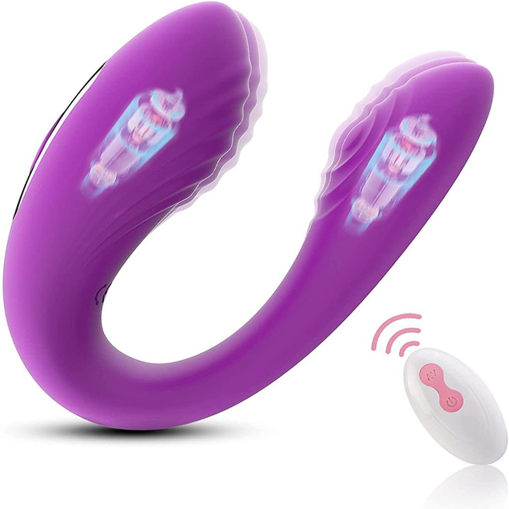 U-Form-Dildo, vibrierender G-Punkt-Vibrator, Klitoris, starke Stimulation, vaginaler Orgasmus, Anal-Vibratoren