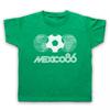Mexico 86 Retro Football World Soccer Sports Club Kids Boys Baby Children T-shirt All Sizes & Cols
