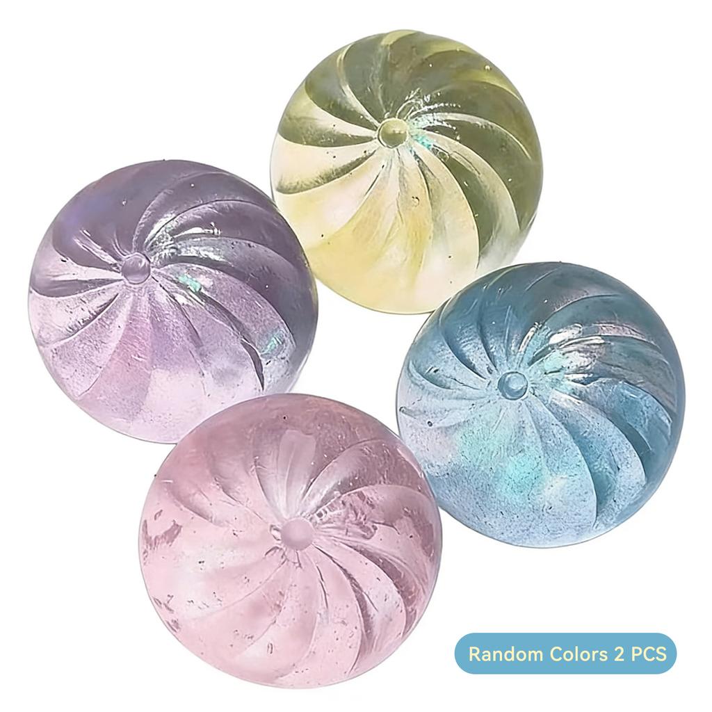 Large Glitter Dumpling Soft Squeeze Decompression Dough Anti-Stress Ball Soft Fidget Mystery Squishy Toys For Home/Office