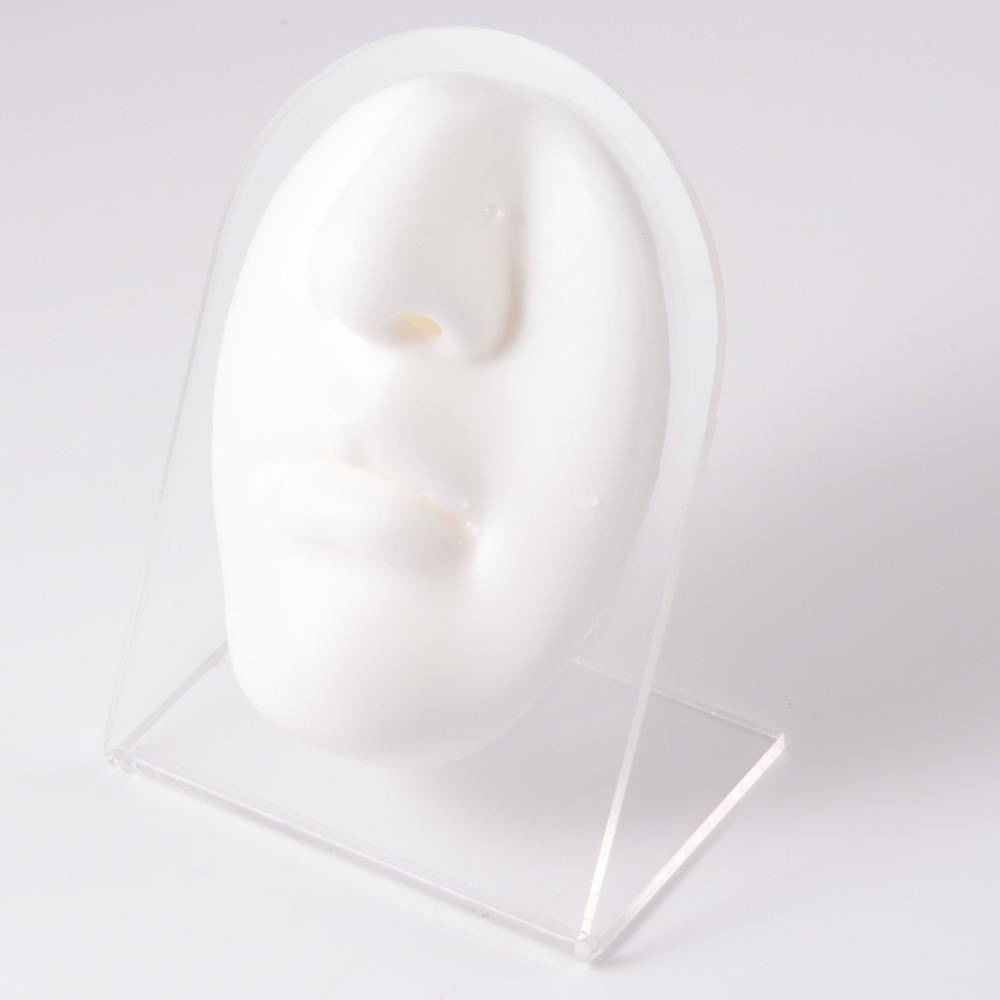 Soft Silicone Nose Model Lightweight Lip Stud Display Stand Human Face Model Rack Girls Women