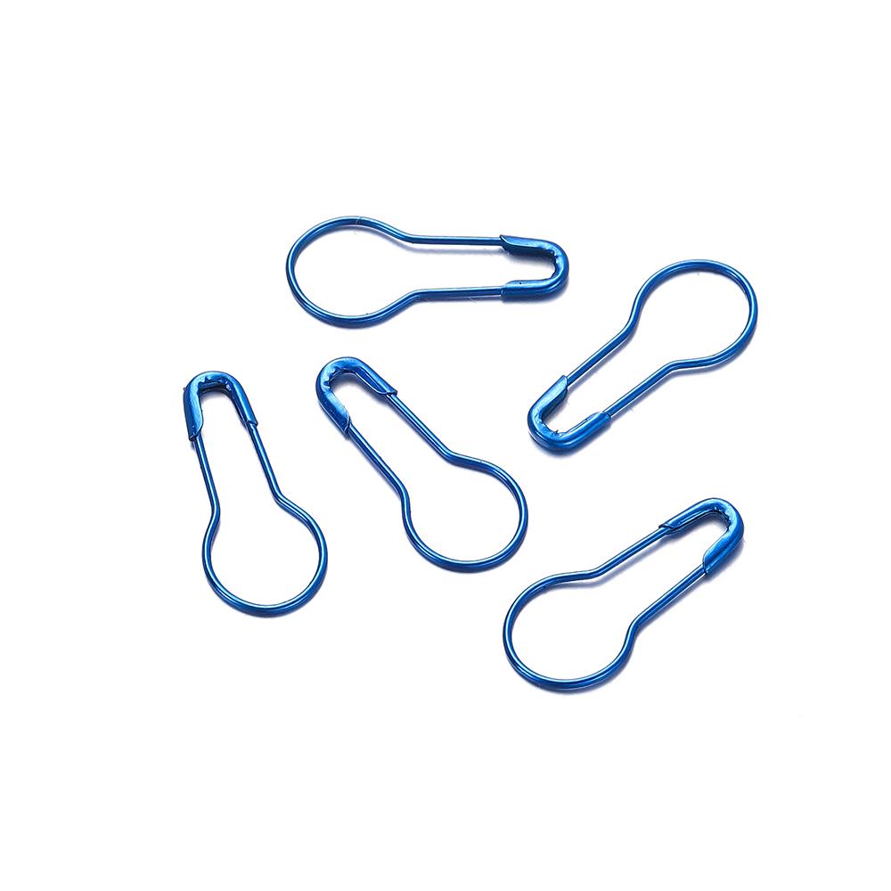 50/100pcs/Lot Colorful Gourd Shape Safety Pins Paper Clip DIY Sewing Tools Metal Needles Large Safety Pin Brooch Accessories