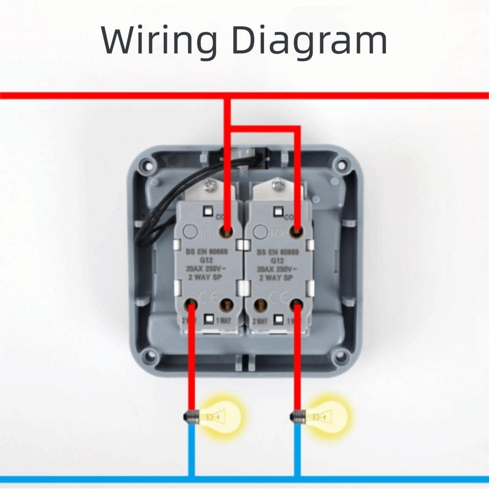 IP66 Waterproof IP66 Outdoor Switch Heat Resistant Push Button Power Switch Garden