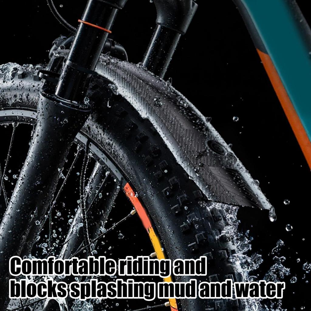 Bike Mud Guard Front Rear Full Cover Bike Mud Guard Set For Forks Grime Mountain Road Bikes All Wheels Men Women Electric Bikes
