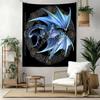 Gothic Style Wall Decor Tapestry Art For Pet Memorial Birthdaywedding Party Backdrop Family Gift