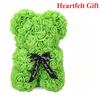 Valentine's Day Eternal Rose Teddy Bear Set - Artificial Flower Decor for Birthday, Anniversary & Romantic Gifts for Girlfriend