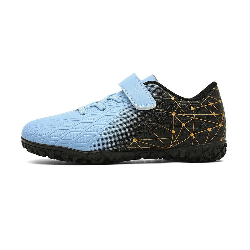 Boys and girls broken nails Velcro football shoes professional training sneakers student long nails sneakers size 29-39