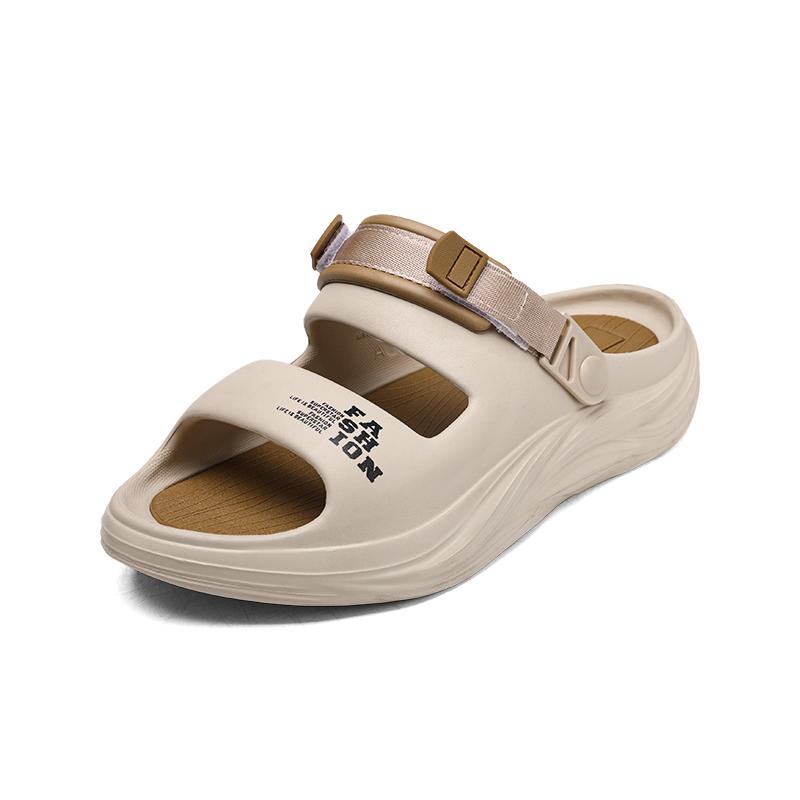 

Мужские женские сандалии толстая подошва новые большой размер модные мужские шлепанцы ЭВА легкие дышащие повседневные сандалии мужская обувь шлепки 36-37