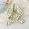 58 Cotton Linen Small Square Silk Scarf for Women - Spring/Autumn/Summer Korean Style Headband & Decorative Scarf