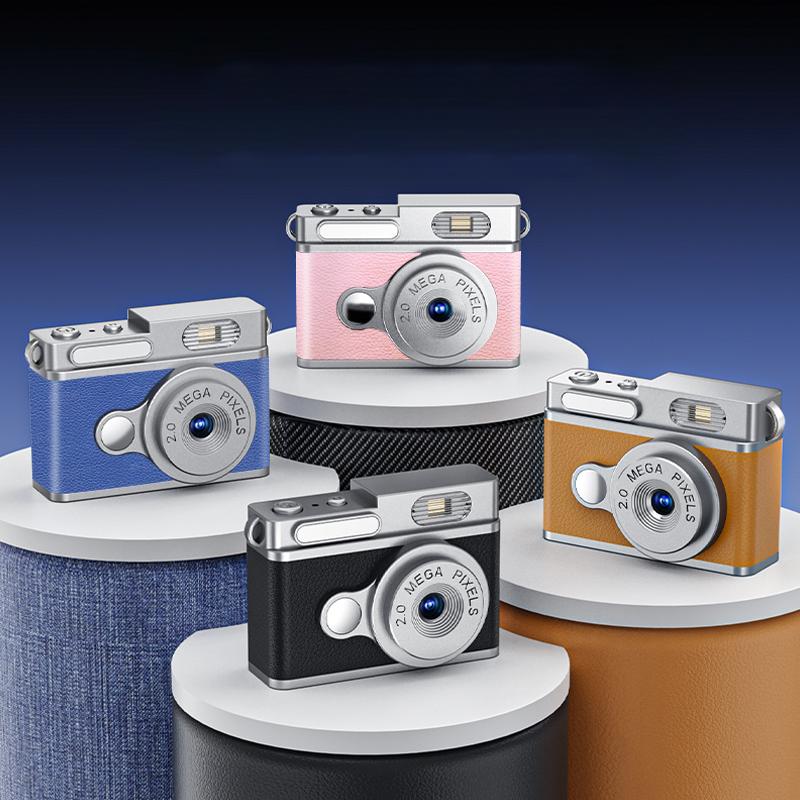 Tik Tok Retro 1080P Mini Camera 12MP Photography 1080P Video Recording Small Digital Camera Bodycam Compact Kids Camcorder