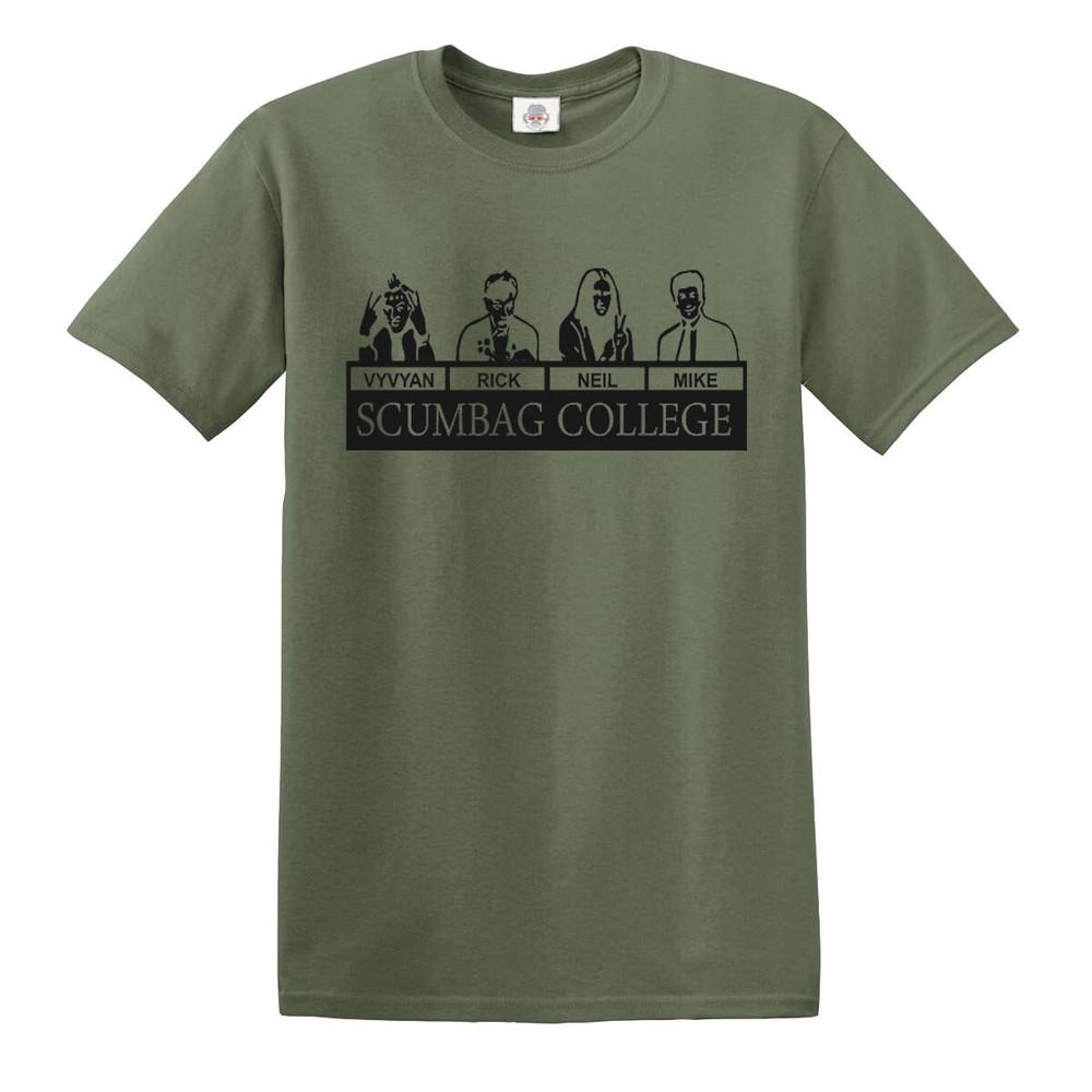 New scumbag college tshirt mens funny retro joke rude novelty gift top tee 2XL