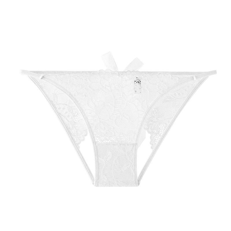Ladies Spring and Summer Sexy Lace Sweet Butterfly Embroidery Panties
