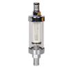 10mm 3/8'' Universal Chrome Glass Fuel Filter Car Petrol Diesel Inline Reusable